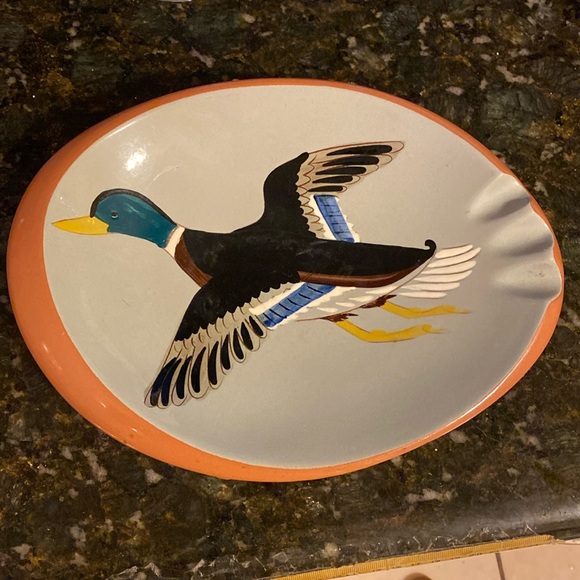 Stangle Mcm Pottery Ashtray - Picture 1 of 4